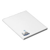 Striped Whale Notepad Notizblock (angewinkelt)