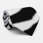 Striped Zebra Neck Tie Krawatte (Gerollt)