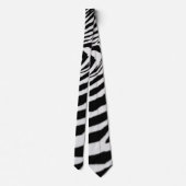 Striped Zebra Neck Tie Krawatte (Rückseite)