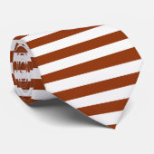 STRIPEN, verstellbar, eng braun Krawatte (Gerollt)