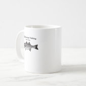Striper Fish Fisherman Kaffeetasse (Vorderseite Links)