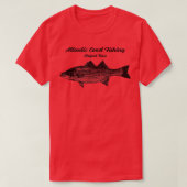 Striper Fish Fisherman  T-Shirt (Design vorne)