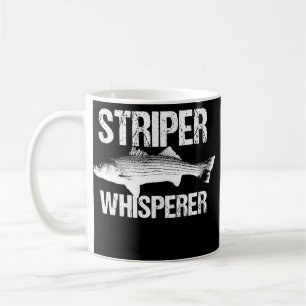 Striper Whisperer Cool Bass Fly Fishing Fish Kaffeetasse