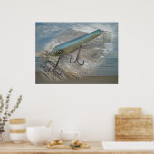 Striper Xpert Surf Slapper Antique Fishing Lure De Poster (Küche)