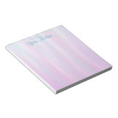 Stripes 5.5" x 6" Notepad - 40 Seiten Notizblock (angewinkelt)