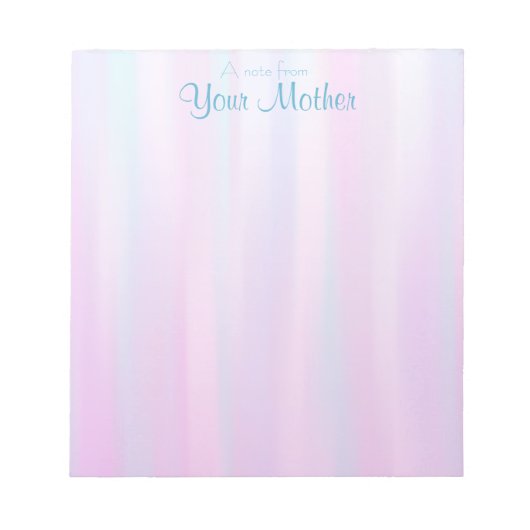 Stripes 5.5" x 6" Notepad - 40 Seiten Notizblock (Vorderseite)