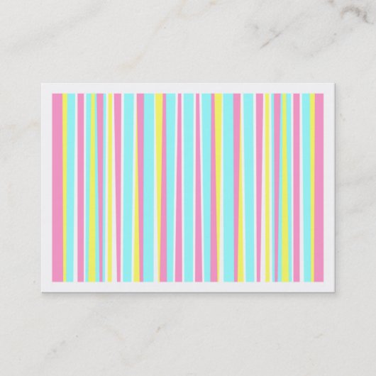 Stripes abstraktes visitenkarte (Vorderseite)