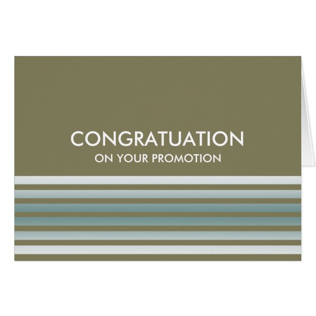 Stripes Abzeichen Gratulation (Vorderseite (Horizontal))