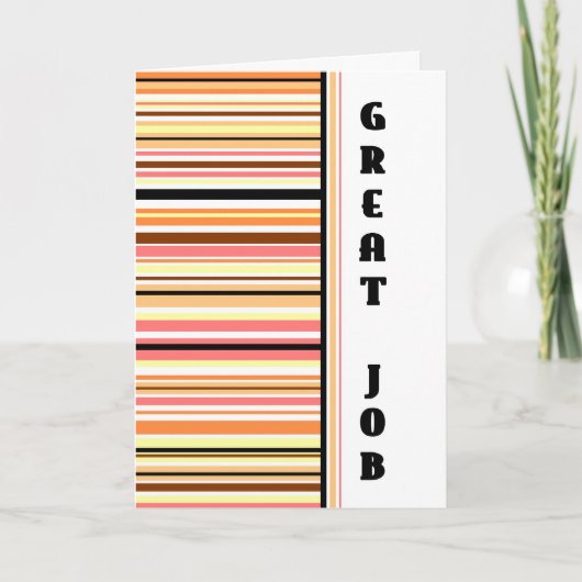 Stripes Administrative Professionals Day Card Karte (Vorderseite)
