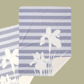 Stripes and Iris Flowers Silhouette  Sherpadecke
