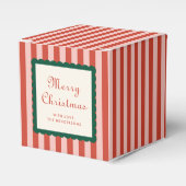 Stripes and Scallops Holiday  Geschenkschachtel (Vorderseite)