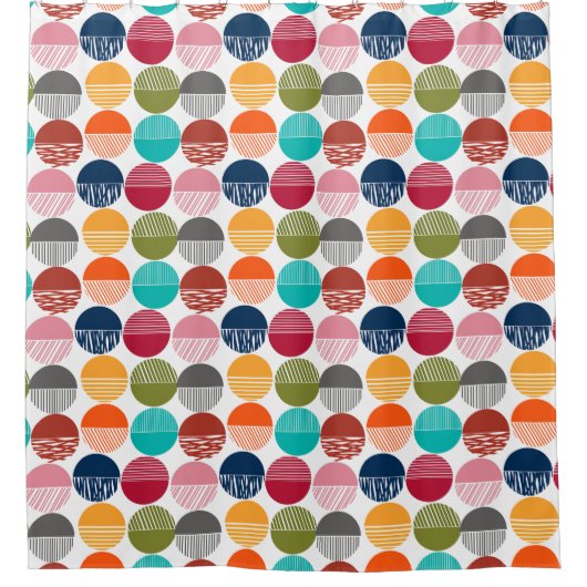 Stripes and Solids  Duschvorhang (Vorderseite)