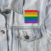 Stripes aus Stricken mit Regenbogenfarben nahtlos Button (Beispiel)