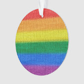 Stripes aus Stricken mit Regenbogenfarben nahtlos  Ornament (Vorderseite)