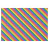 Stripes aus Stricken mit Regenbogenfarben nahtlos Tischdecke (Vorderseite (Horizontal))