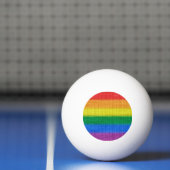 Stripes aus Stricken mit Regenbogenfarben nahtlos  Tischtennisball (Netto)