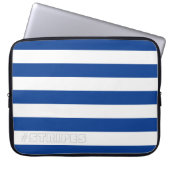 STRIPES Blau für jede Farbe Laptopschutzhülle (Vorderseite)