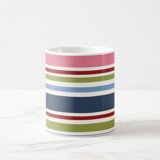Stripes Deep Hues Kaffeetasse (Mittel)