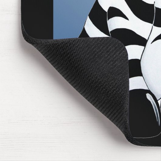 Stripes den BabyZebra Mousepad (Ecke)