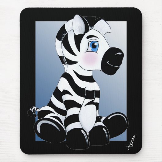 Stripes den BabyZebra Mousepad (Vorne)