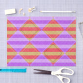 Stripes, Diamonds, Spot Pattern by Shirley Taylor Seidenpapier (Handwerk)