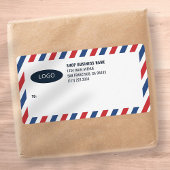 Stripes-Firmenlogo-Mailing-Etiketten