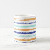 Stripes geometric textile seamless vintage pattern kaffeetasse (Mittel)