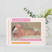 Stripes Girl Ankündigung (Stehend Vorderseite)