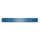 STRIPES-Gradienten - blau + Ihr Text Satinband (Vorderseite)