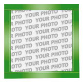 STRIPES Gradienten - grün + Ihre Ideen Würfel (Vorderseite)