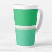 Stripes Green eggshell coriander: Spring Palette Milchtasse (Rechte Ecke)
