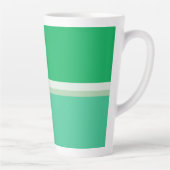 Stripes Green eggshell coriander: Spring Palette Milchtasse (Rechts)