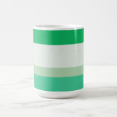 Stripes Green eggshell coriander: Spring Palette Verwandlungstasse (Zentrum)