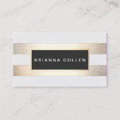 Stripes IMITATE Rodelbahn und Schwarzer Salon Terminkarte (Vorderseite)