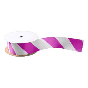 STRIPES justierbares Rosa Satinband