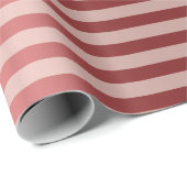 Stripes Lines Rose Gold Burgund Maroon Metal Geschenkpapier (Rolleneckpunkt)