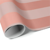 Stripes Lines Rose Goldener Rock Minimal Metallic  Geschenkpapier (Rolleneckpunkt)