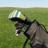 Stripes Muster Benutzerdefinierte Monogramm-Treibe Golf Headcover (In SItu)