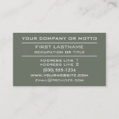 Stripes Muster benutzerdefinierte Visitenkarten Visitenkarte (Rückseite)