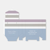 Stripes Muster benutzerdefinierte Vorzugsfelder Geschenkschachtel (Ungefaltet)