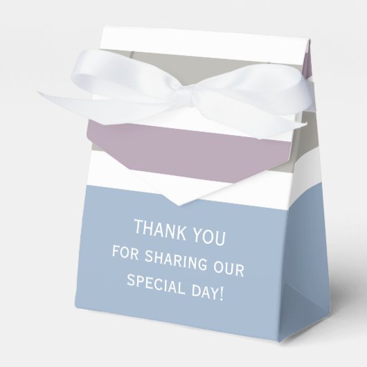 Stripes Muster benutzerdefinierte Vorzugsfelder Geschenkschachtel (Vorderseite)