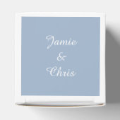 Stripes Muster benutzerdefinierte Vorzugsfelder Geschenkschachtel (Oben)