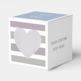 Stripes Muster benutzerdefinierte Vorzugsfelder Geschenkschachtel