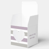 Stripes Muster benutzerdefinierte Vorzugsfelder Geschenkschachtel (Geöffnet)