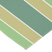 Stripes Muster Benutzerdefinierter Texttablaufrunn Kurzer Tischläufer (Ecke)