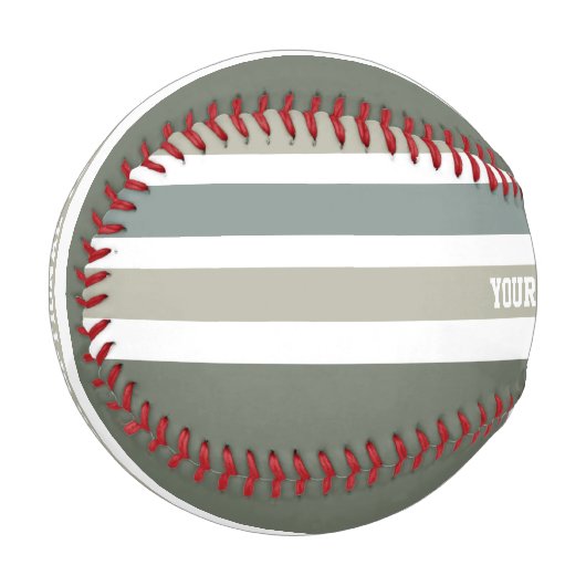 Stripes Muster benutzerdefiniertes Baseball (Vorderseite Links)
