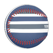 Stripes Muster benutzerdefiniertes Baseball (Vorderseite Links)