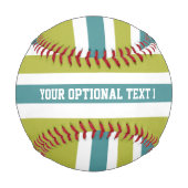 Stripes Muster benutzerdefiniertes Baseball (Vorderseite)