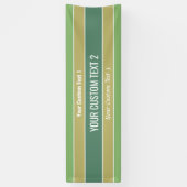 Stripes Muster Benutzerdefiniertes Textbanner Banner (Vertikal)
