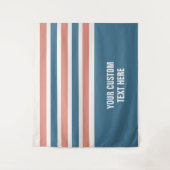 Stripes-Muster für benutzerdefinierte Texttapester Wandteppich (Vorderseite)